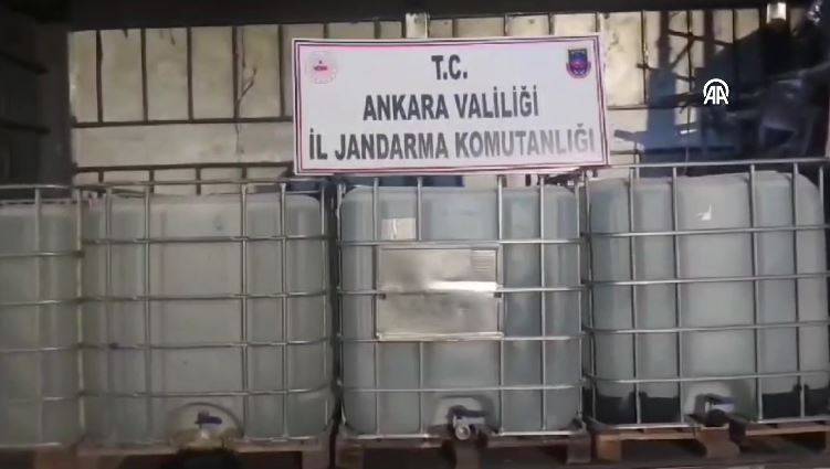 Ankara'da kaçak alkol operasyonu: 10 bin litre etil alkol ele geçirildi 3